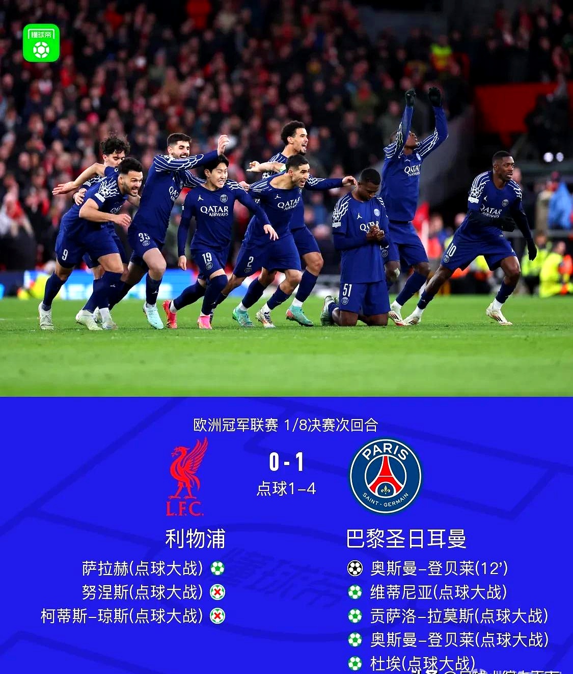 包含利物浦火力全开，轻松晋级欧冠四强的词条